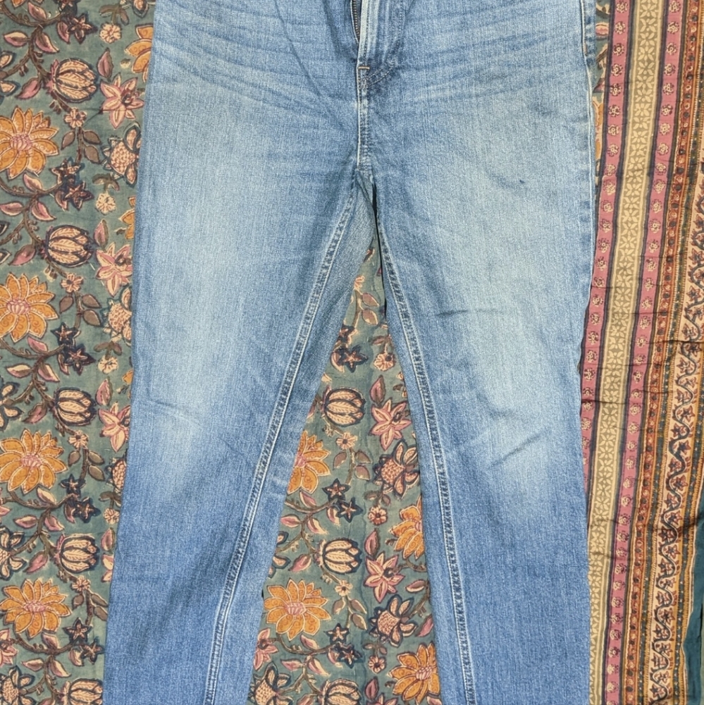 Everlane High Rise Skinny Jeans Medium Wash